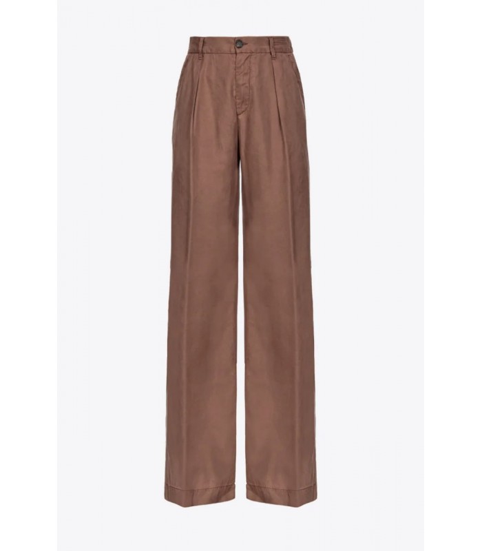 Брюки женские шоколадные 102890 PINKO