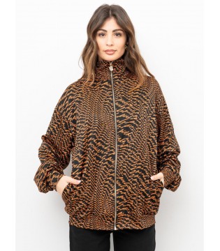 Кофта женская черный-оранж 102479 PINKO