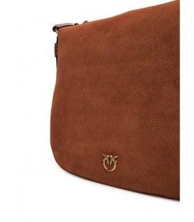 Сумка женская замшевая коричневая 105113 PINKO  1 - Respected-Person