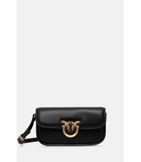 изображение Сумка крос-боди гладкая кожа черная 105083 PINKO  - Respected-Person Сумка крос-боди гладкая кожа черная 105083 PINKO  - Respected-Person