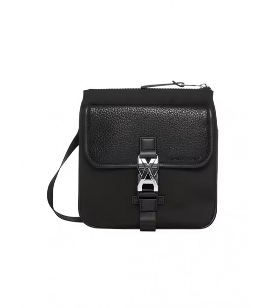 Сумка мужская кожа/текстиль черная XM000243 Armani Exchange - Respected-Person