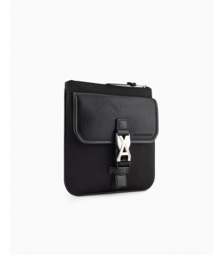 Сумка мужская кожа/текстиль черная XM000243 Armani Exchange 1 - Respected-Person