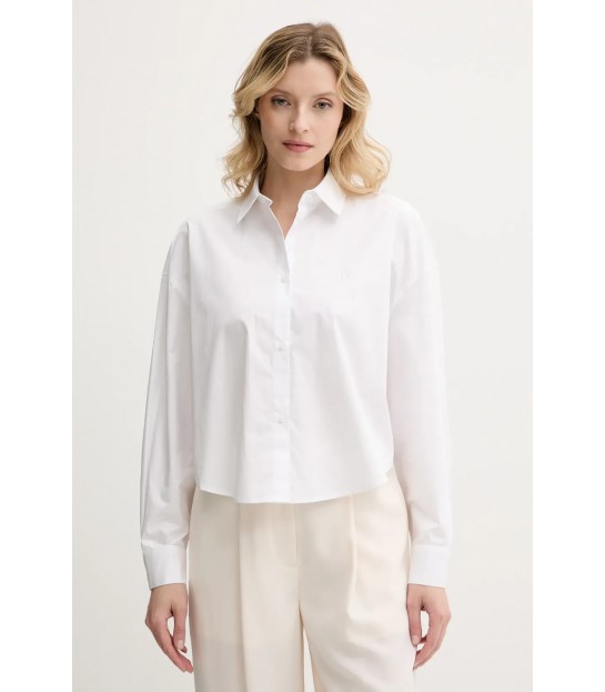 Блуза женская укороченная белая XW001180 Armani Exchange - Respected-Person