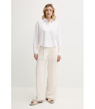 Блуза женская укороченная белая XW001180 Armani Exchange 1 - Respected-Person
