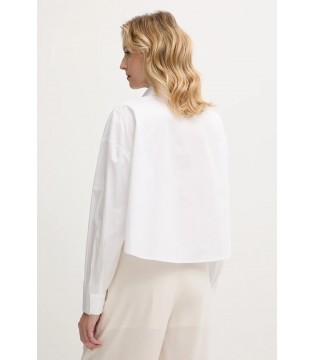 Блуза женская укороченная белая XW001180 Armani Exchange 2 - Respected-Person