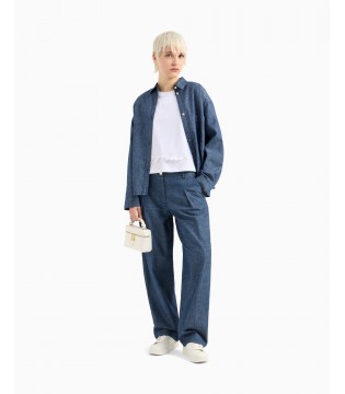 Футболка з сіткою біла жіноча XW000541a Armani Exchange 4 - Respected-Person
