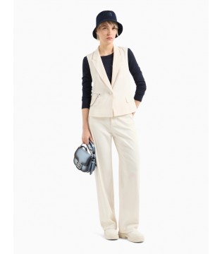 Джинси жіночі RELAXED молочні XW000100 Armani Exchange 4 - Respected-Person