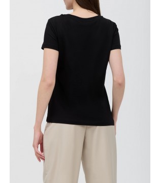 Футболка жіноча чорна XW000391a Armani Exchange  2 - Respected-Person