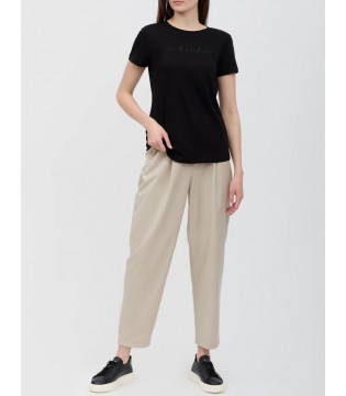 Футболка жіноча чорна XW000391a Armani Exchange  3 - Respected-Person