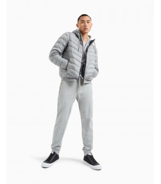 Футболка с V-вырезом белая мужская  8NZT75 8755 Armani Exchange  4 - Respected-Person