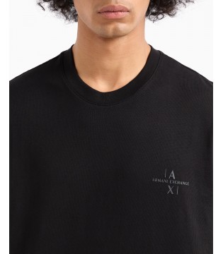 Футболка мужская черная XM000763 Armani Exchange 1 - Respected-Person