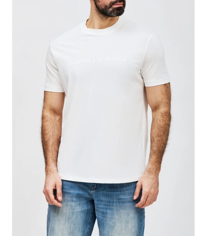 Футболка мужская с надписью белая XM000554a Armani Exchange 
