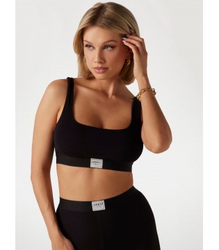 Топ-ліф в рубчик чорний  O4BP00KCDA2 Guess 3 - Respected-Person