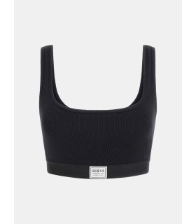 Топ-ліф в рубчик чорний  O4BP00KCDA2 Guess - Respected-Person