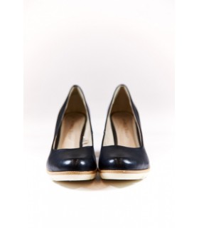 Туфли на каблуке женские черные Marco Tozzi 22412 1 - Respected-Person