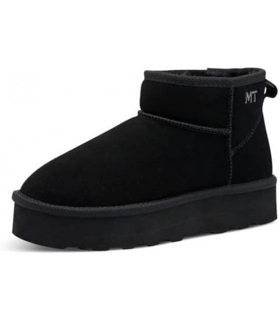 Угги жіночі висока підошва чорний замш 26481 Marco Tozzi - Respected-Person