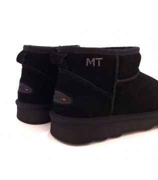 Угги низька підошва чорний замш 26484 Marco Tozzi 4 - Respected-Person